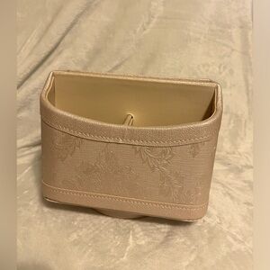 Damask Fabric Make-up Caddy/Organizer